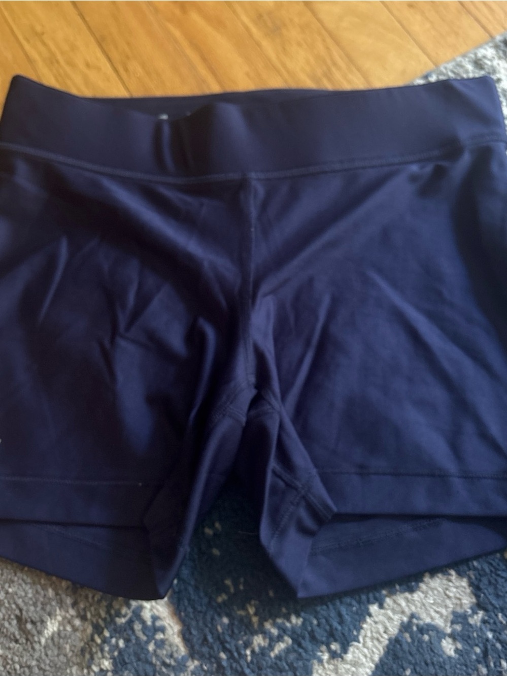 Women's Navy Performance Spandex Shorts